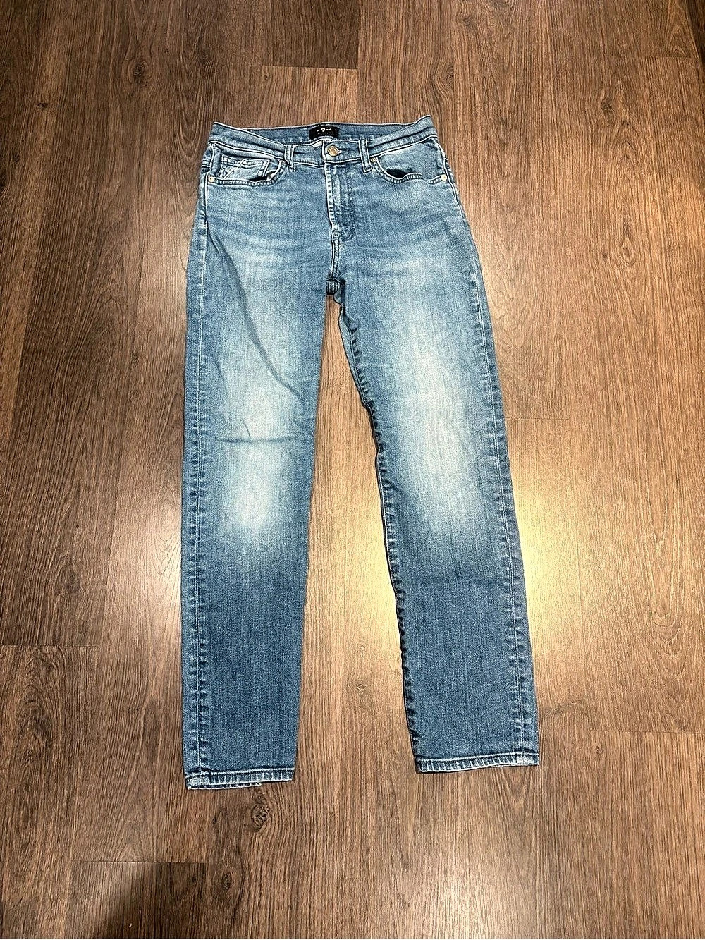7 for all Mankind Brand Jeans Skinny Blue Waist 27